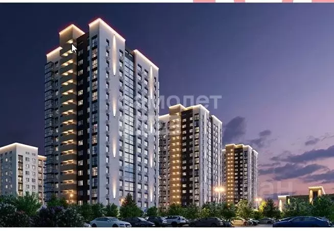 1-к кв. Омская область, Омск ул. Завертяева, 1 (42.93 м) - Фото 1