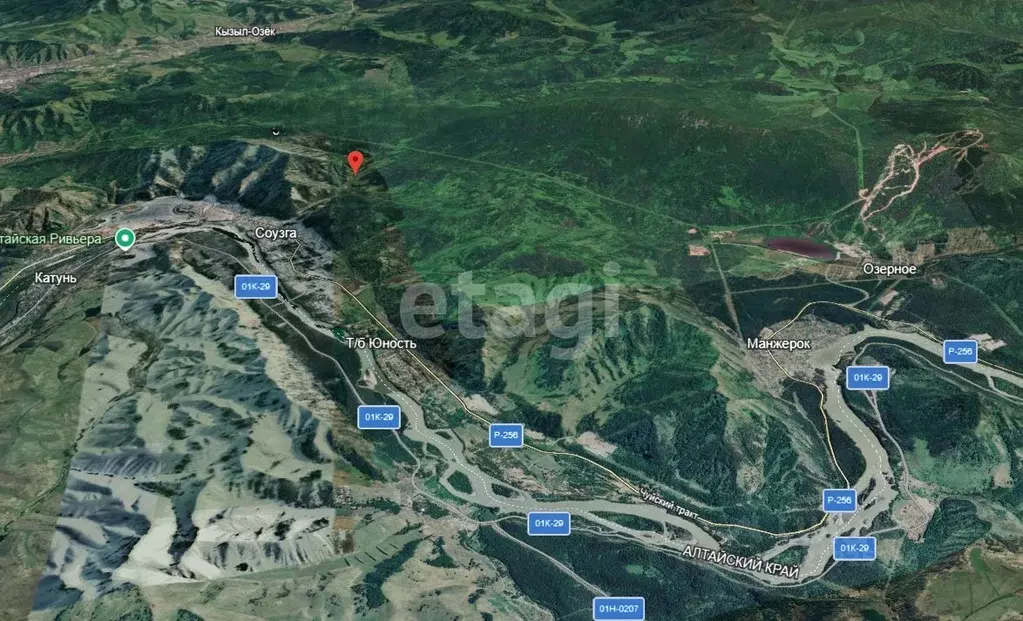 Участок в Алтай, Майминский район, с. Соузга  (6.0 сот.) - Фото 1