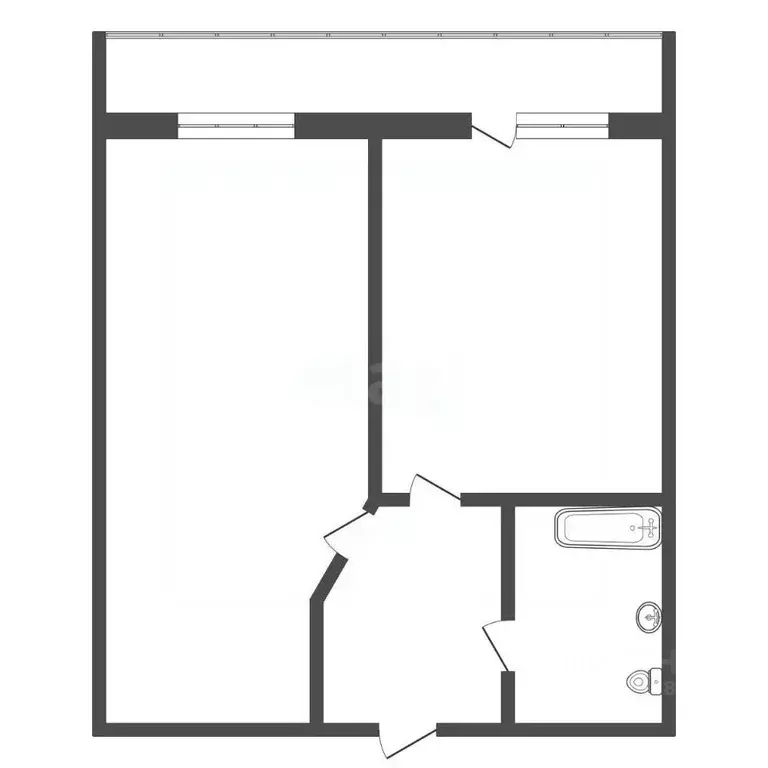 1-к кв. Амурская область, Благовещенск Театральная ул., 79 (40.0 м) - Фото 1
