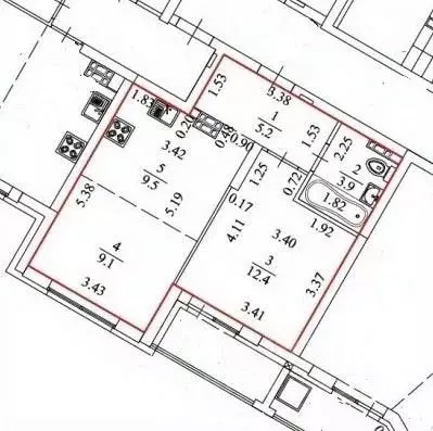 1-к кв. Свердловская область, Екатеринбург ул. Олега Кошевого, 1 (40.1 ... - Фото 1