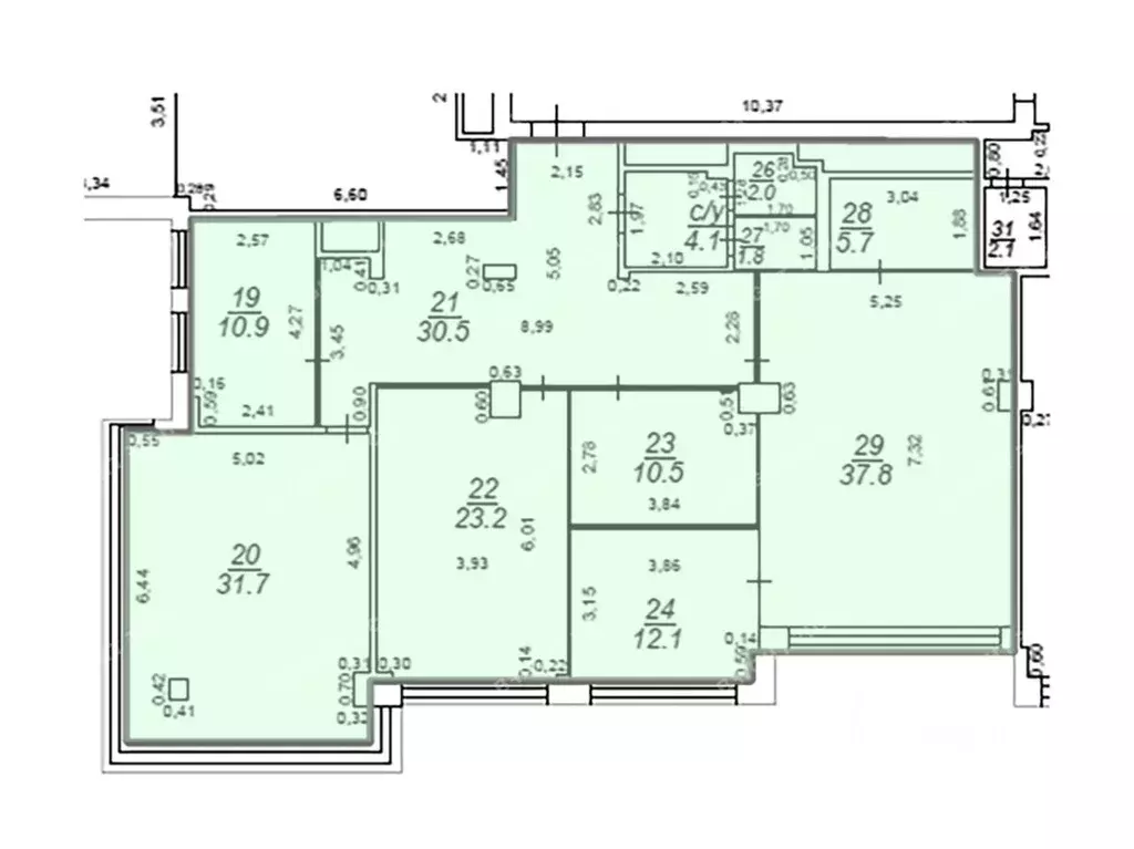 Офис в Москва Ленинский просп., 15А (194 м) - Фото 2