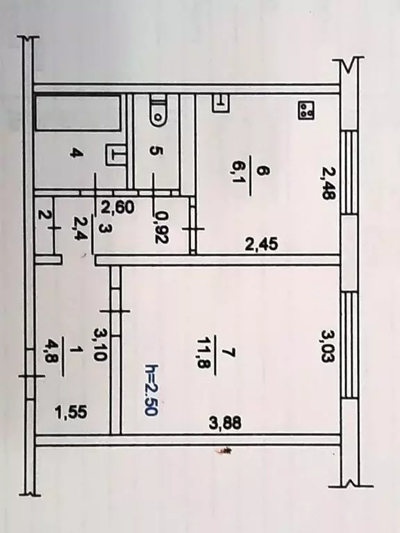 1-к кв. Приморский край, Лесозаводск Пушкинская ул., 50 (29.2 м) - Фото 1