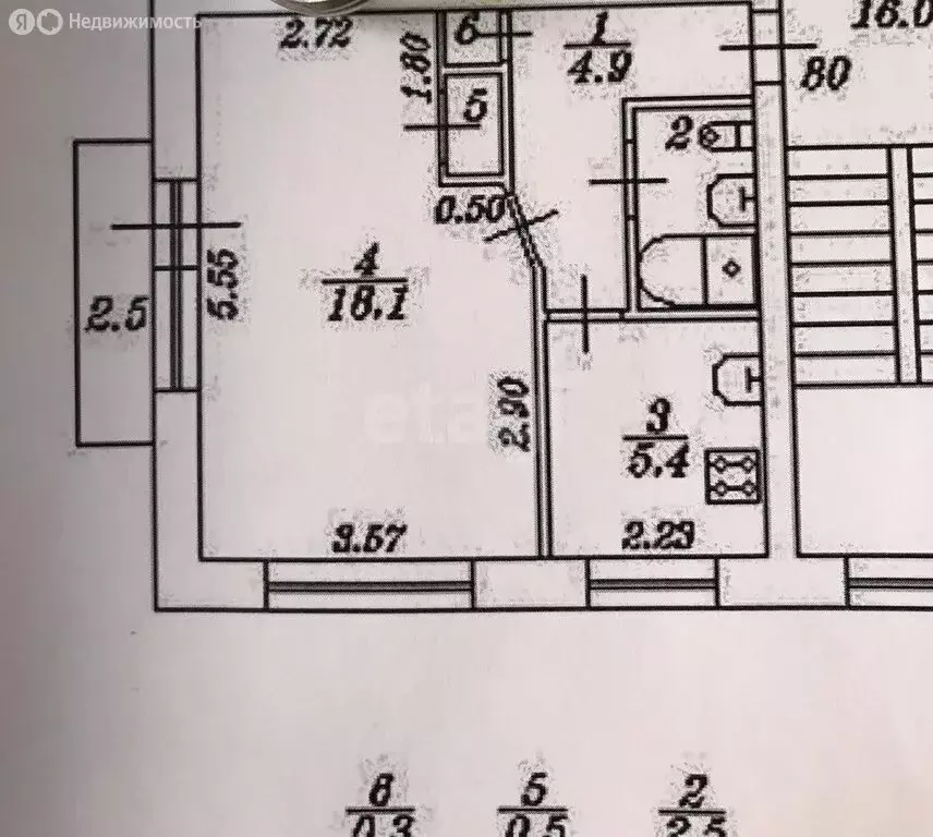 1-комнатная квартира: посёлок Шушары, Школьная улица, 14 (31.7 м) - Фото 0