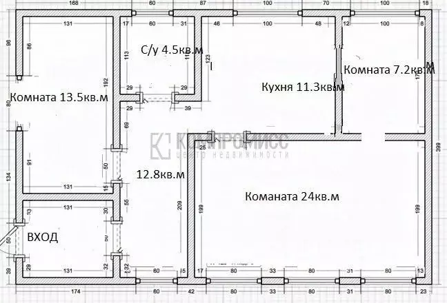 Дом в Краснодарский край, Крымский район, Варениковская ст-ца Красная ... - Фото 1