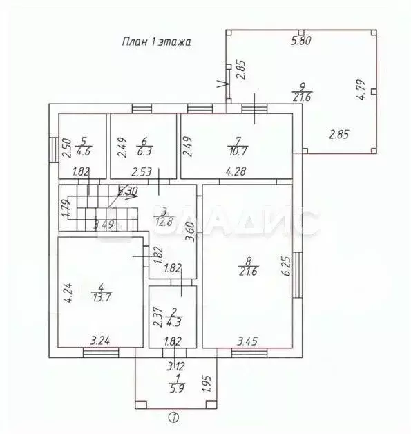 Дом в Калужская область, Боровский район, Совьяки с/пос, Солнечная ... - Фото 2