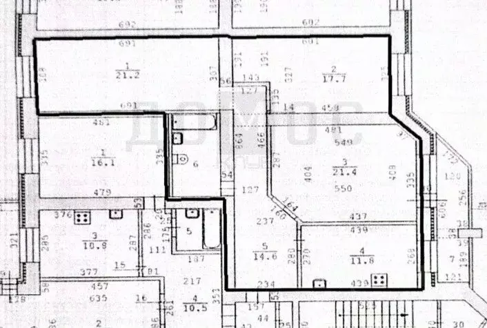 2-к кв. Свердловская область, Екатеринбург ул. Мельникова, 20 (93.1 м) - Фото 2