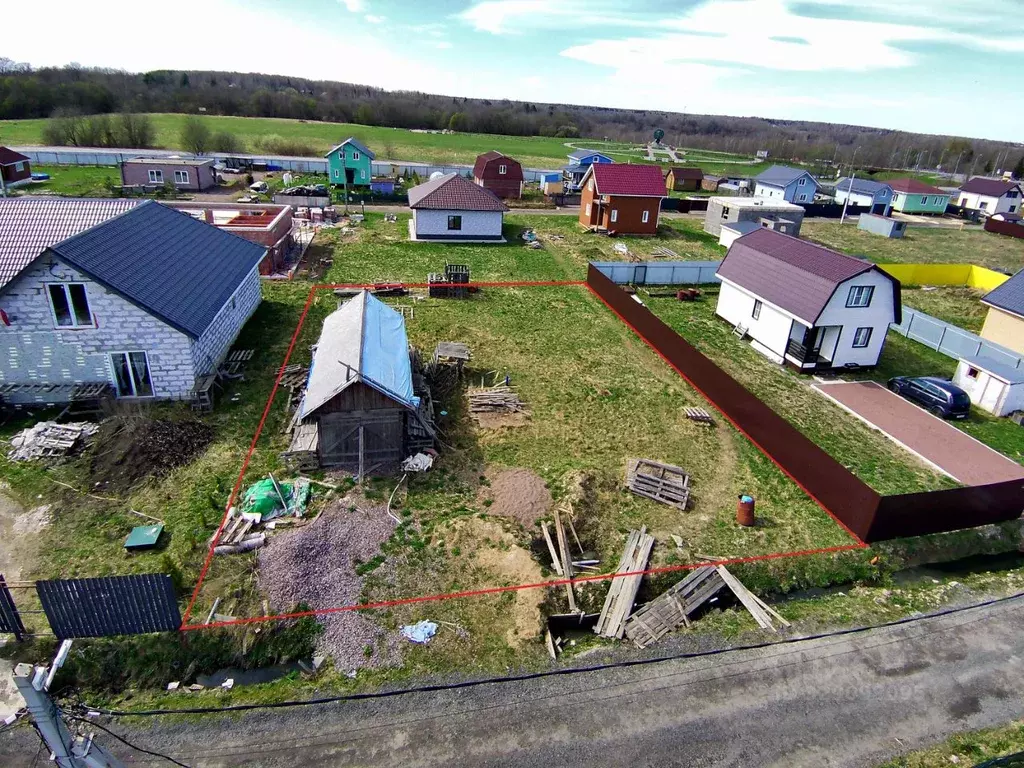 Участок в Ленинградская область, Тосненский район, Никольское ... - Фото 1