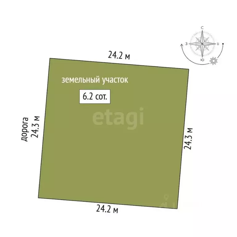 Участок в Крым, Феодосия ул. Интернациональная (6.22 сот.) - Фото 2