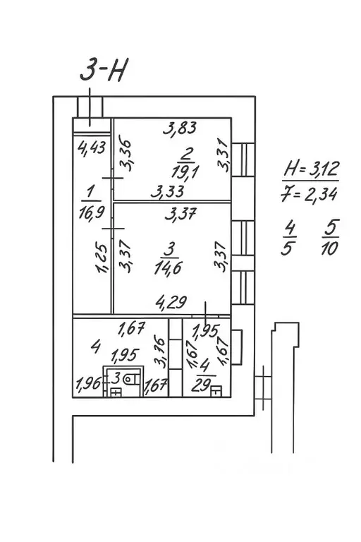 Торговая площадь в Санкт-Петербург Лахтинская ул., 18 (46 м) - Фото 2