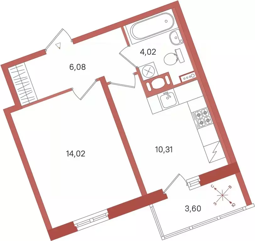 1-к кв. Ленинградская область, Сертолово Всеволожский район, Новое ... - Фото 1