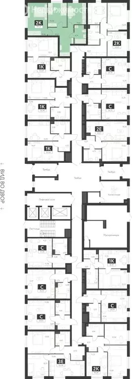 2-комнатная квартира: Екатеринбург, улица Академика Ландау, 41 (49.23 ... - Фото 1