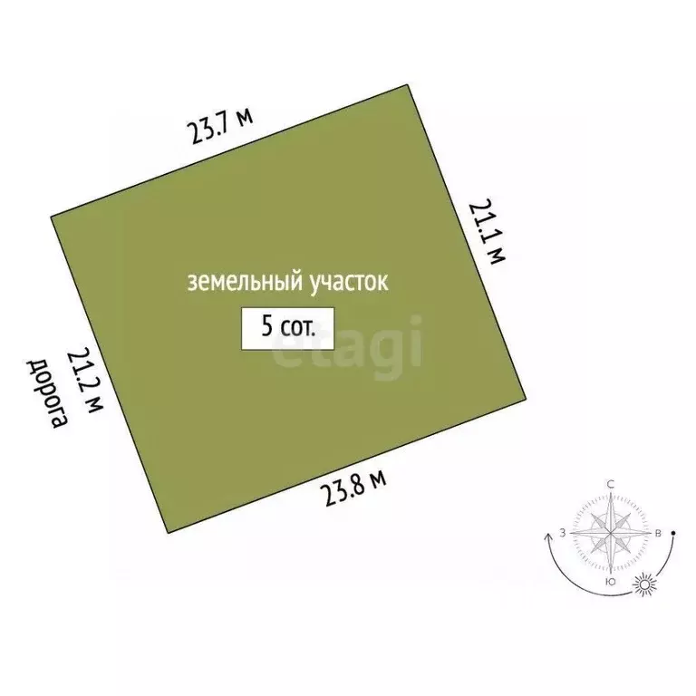 Участок в Ростовская область, Аксайский район, Щепкинское с/пос, пос. ... - Фото 2