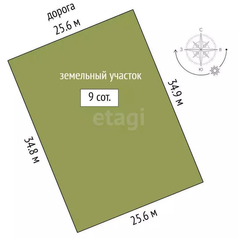 Участок в Тюменский район, деревня Малиновка, Брусничная улица (9 м) - Фото 0