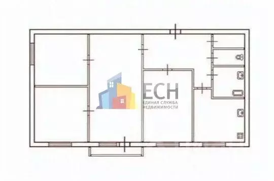 3-к кв. Тульская область, Тула ул. Седова, 25А (57.9 м) - Фото 2