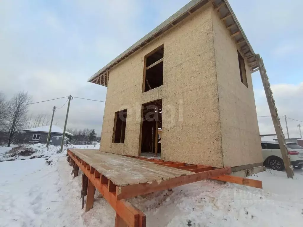 Дом в Коми, Сыктывдинский район Р-176 Вятка, 781-й км (110 м) - Фото 1