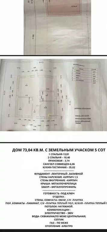 Дом, 73.4 м - Фото 1