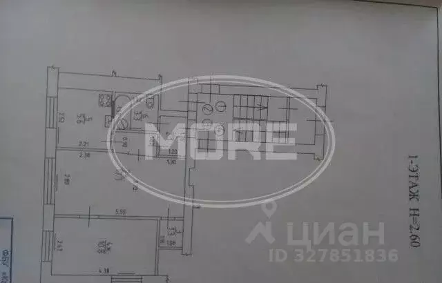 2-к кв. Калининградская область, Советск ул. Баумана, 16 (40.3 м) - Фото 1