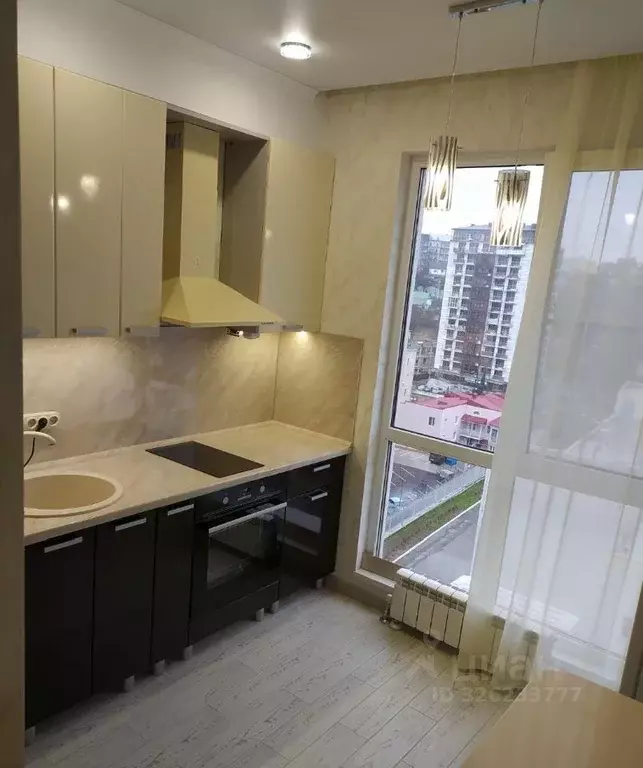 1-к кв. Краснодарский край, Сочи Мамайка мкр, ул. Волжская, 30/1 (30.0 ... - Фото 1