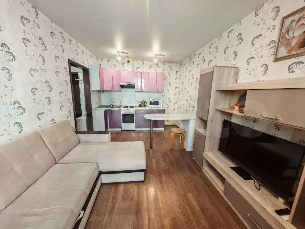 1-к. квартира, 35 м, 1/9 эт. - Фото 0