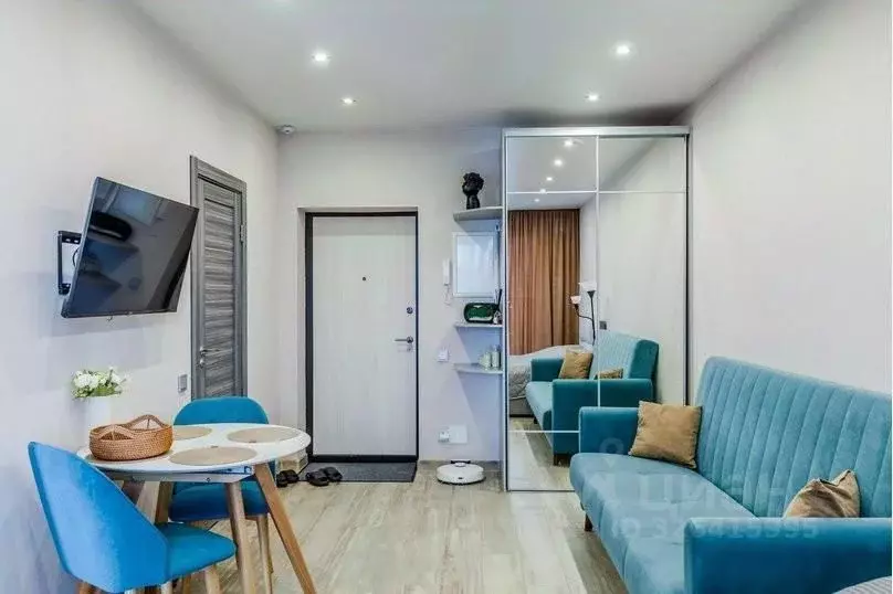 1-к кв. Татарстан, Казань ул. Волкова, 12 (29.0 м) - Фото 2