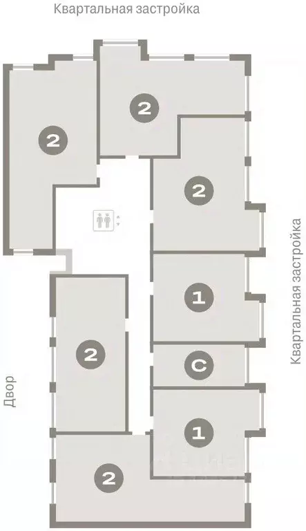 2-к кв. тюменская область, тюмень мысовская ул, 26к1 (63.08 м) - Фото 1