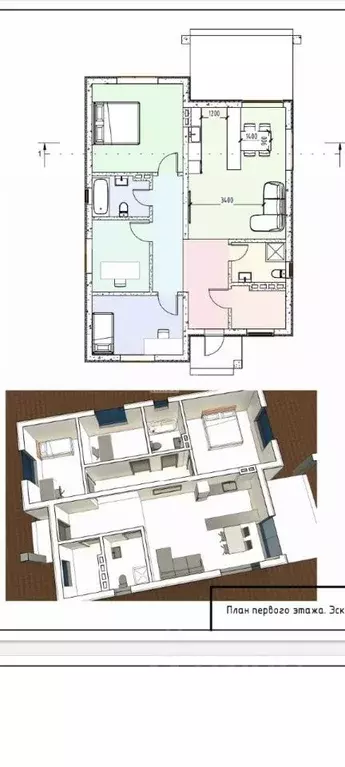 Дом в Краснодарский край, Динской район, Новотитаровская ст-ца ул. ... - Фото 2