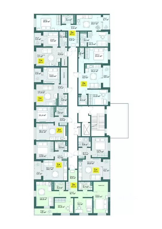 3-к кв. Тюменская область, Тюмень ул. Сергея Свиридова, 11 (88.26 м) - Фото 1