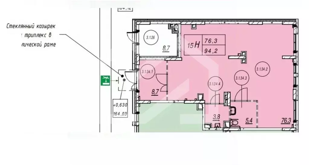 Торговая площадь в Московская область, Мытищи ул. Стрельбище Динамо, ... - Фото 2