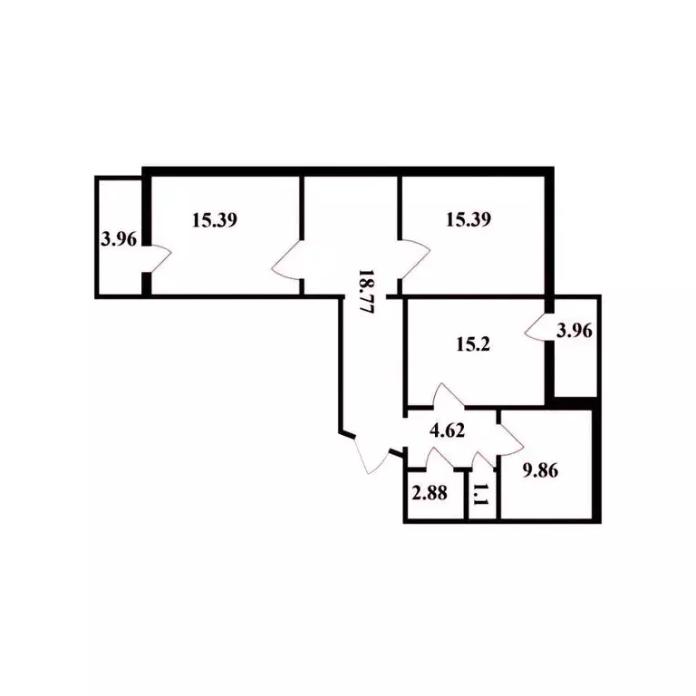 3-к кв. Московская область, Одинцово ул. Триумфальная, 12 (82.0 м) - Фото 2