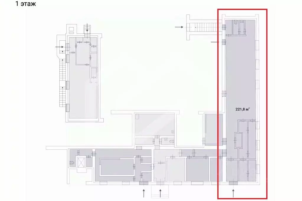 Торговая площадь в Москва Большая Грузинская ул., 12 (222 м) - Фото 1