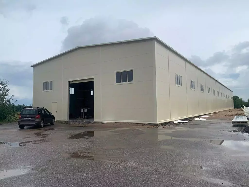 Склад в Ленинградская область, Ломоносовский район, Горбунковское ... - Фото 1