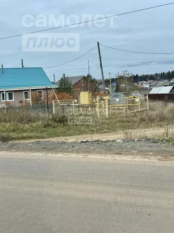 Участок в Пермский край, с. Башкултаево ул. Октябрьская (7.0 сот.) - Фото 1