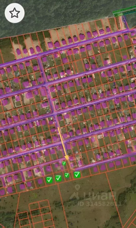 Участок в Калужская область, Совхоз Боровский с/пос, д. Кабицыно ул. ... - Фото 1