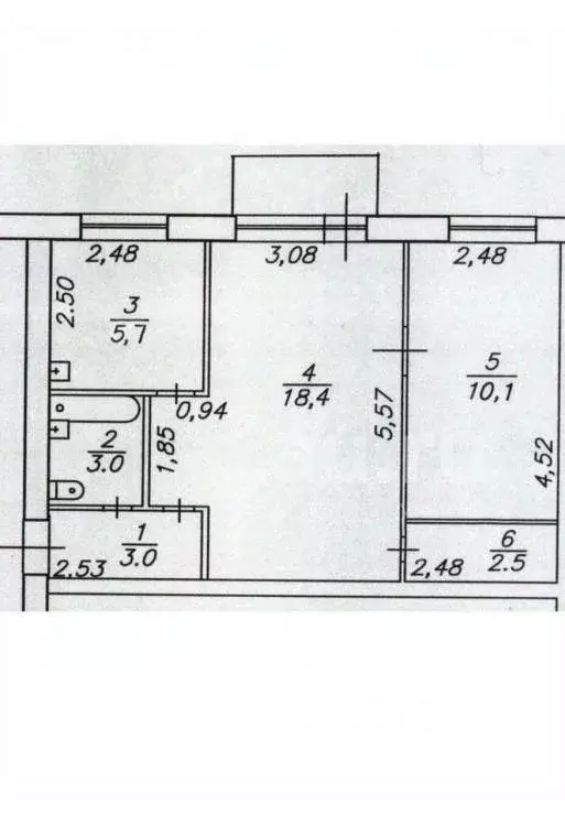 2-к кв. Иркутская область, Иркутск Академическая ул., 18 (44.7 м) - Фото 1