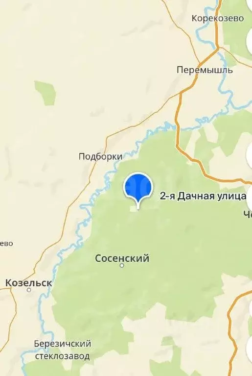 Участок в Калужская область, Козельский муниципальный округ, Город ... - Фото 1