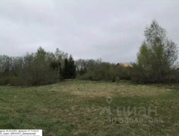 Участок в Московская область, Дмитровский муниципальный округ, д. ... - Фото 1