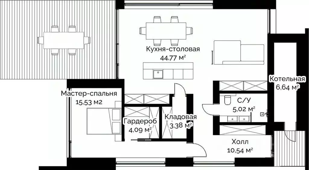 Коттедж в Тверская область, Конаковский муниципальный округ, Волжский ... - Фото 2