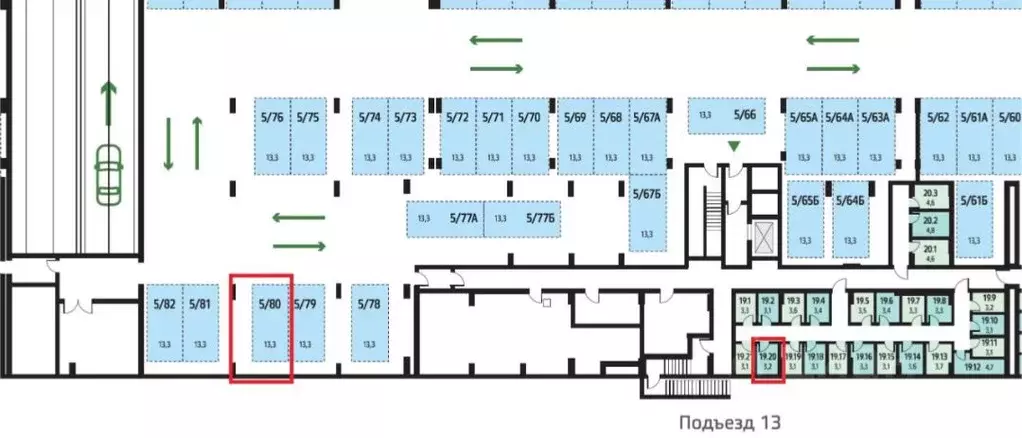 Гараж в Москва № 61 кв-л, 14 (4 м) - Фото 1