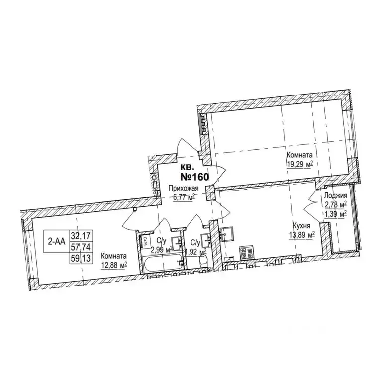 2-к кв. Калининградская область, Зеленоградск ул. Имени Гвардии ... - Фото 2