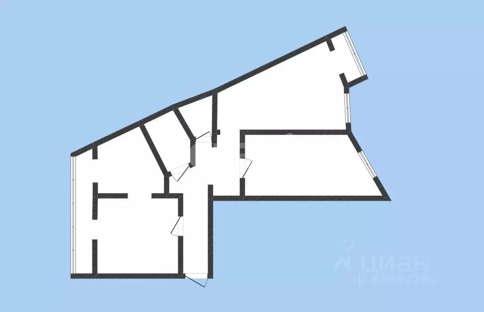 3-к кв. Карачаево-Черкесия, Черкесск Октябрьская ул., 394 (94.0 м) - Фото 2