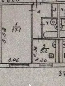 1-к кв. Омская область, Омск Чередовый мкр, ул. Карело-Финская, 23 ... - Фото 2