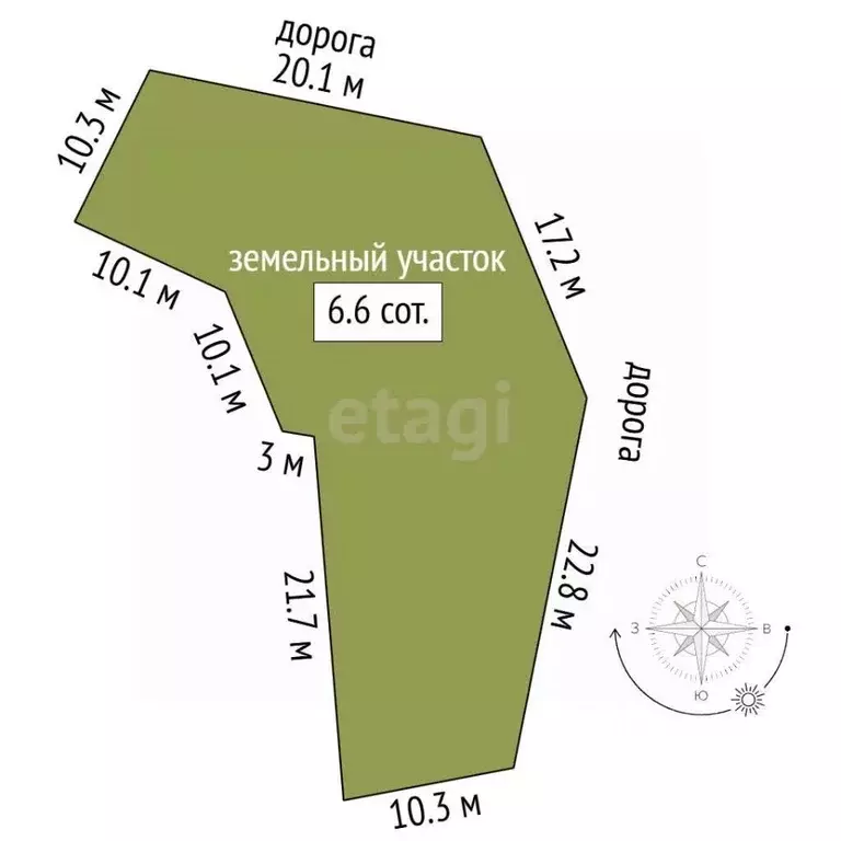 Участок в Крым, Судак ул. Айвазовского (6.61 сот.) - Фото 1