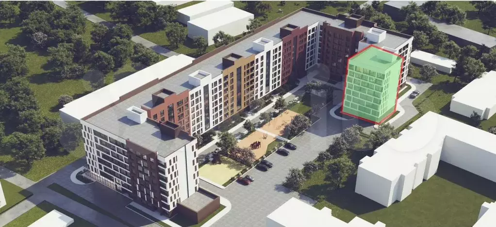 Квартира-студия, 33,9 м, 5/8 эт. - Фото 0