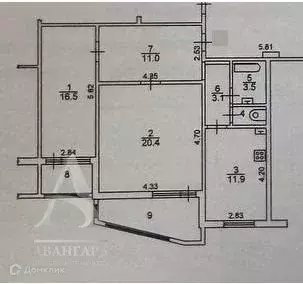 Продаётся 2-к квартира, 71 м - Фото 1