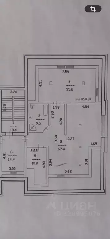 Офис в Вологодская область, Череповец ул. Дзержинского, 49 (120 м) - Фото 1