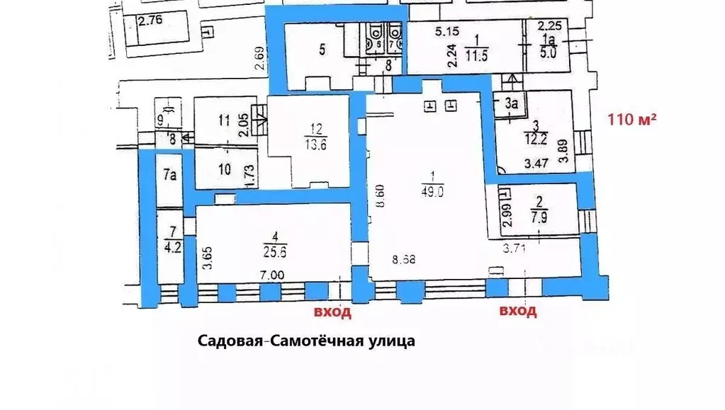 Офис в Москва Садовая-Самотечная ул., 15/1 (110 м) - Фото 2