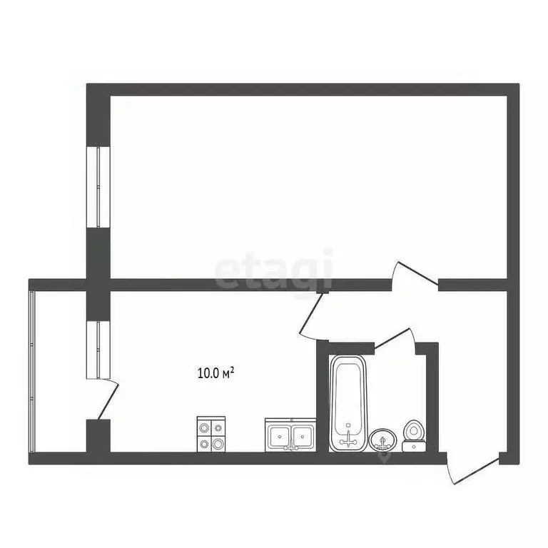 1-к кв. Ярославская область, Ярославль Суздальская ул., 89 (39.9 м) - Фото 1