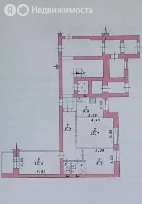 3-комнатная квартира: Новосибирск, улица Станиславского, 35 (60.3 м) - Фото 1