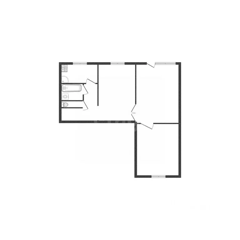 3-к кв. Смоленская область, Ярцево ул. Карла Маркса, 15 (58.0 м) - Фото 2