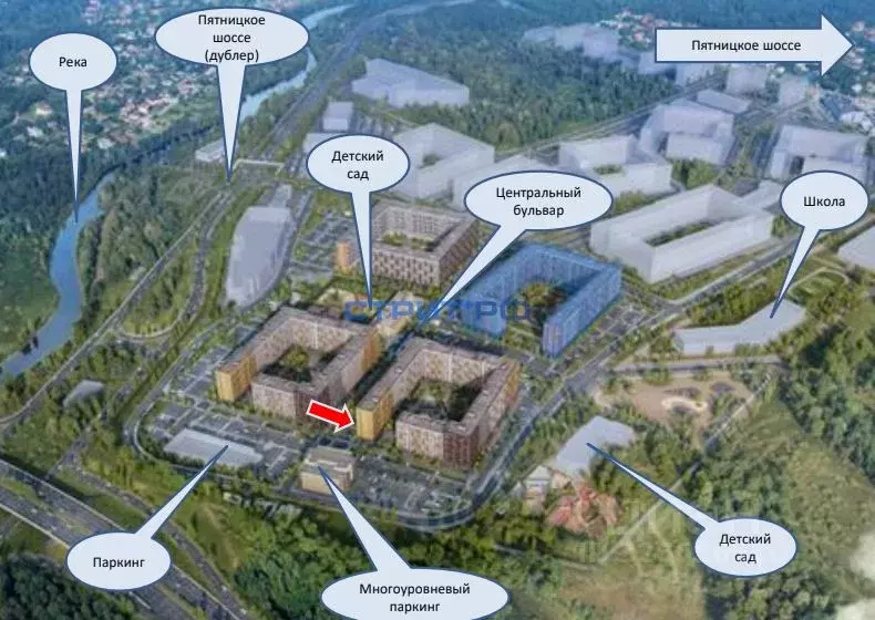 Торговая площадь в Московская область, Химки городской округ, д. ... - Фото 1